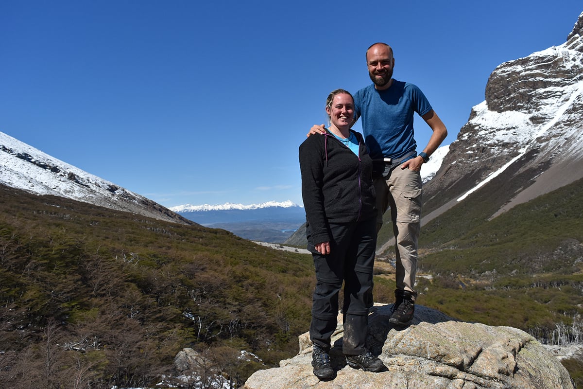 Alex and Lisa at Mirador Británico