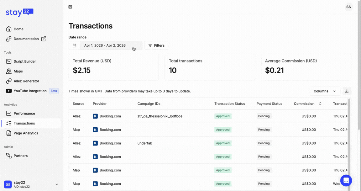 presets and advanced filters